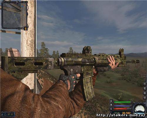 S.T.A.L.K.E.R. Зов Припяти "ZM Weapons LR-300 в цифровом камуфляже (зеленый)"