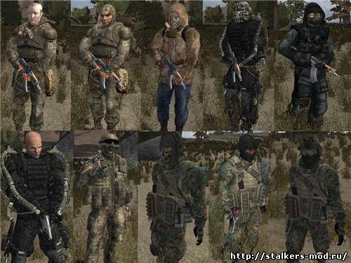 S.T.A.L.K.E.R: Зов Припяти "Персонажи MSG mod"